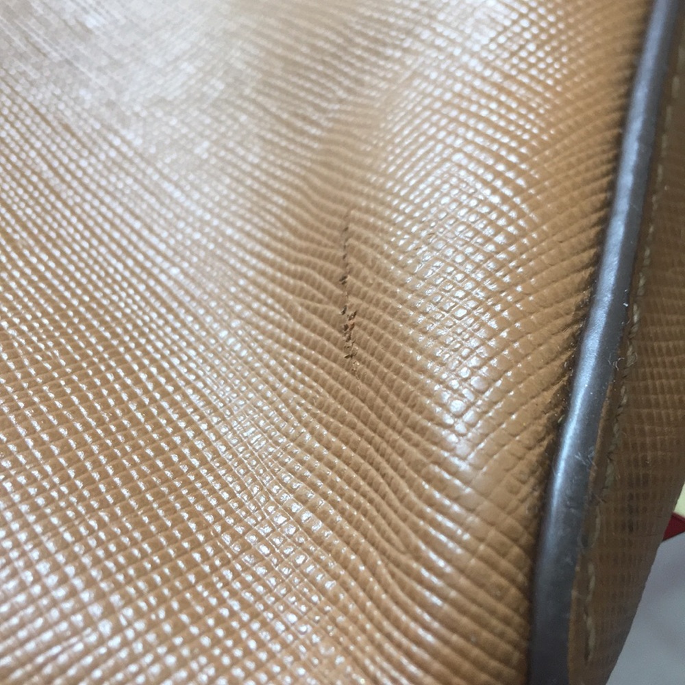 Authentic Tory Burch handbag/Crossbody-Camel Color - Picture 10 of 15